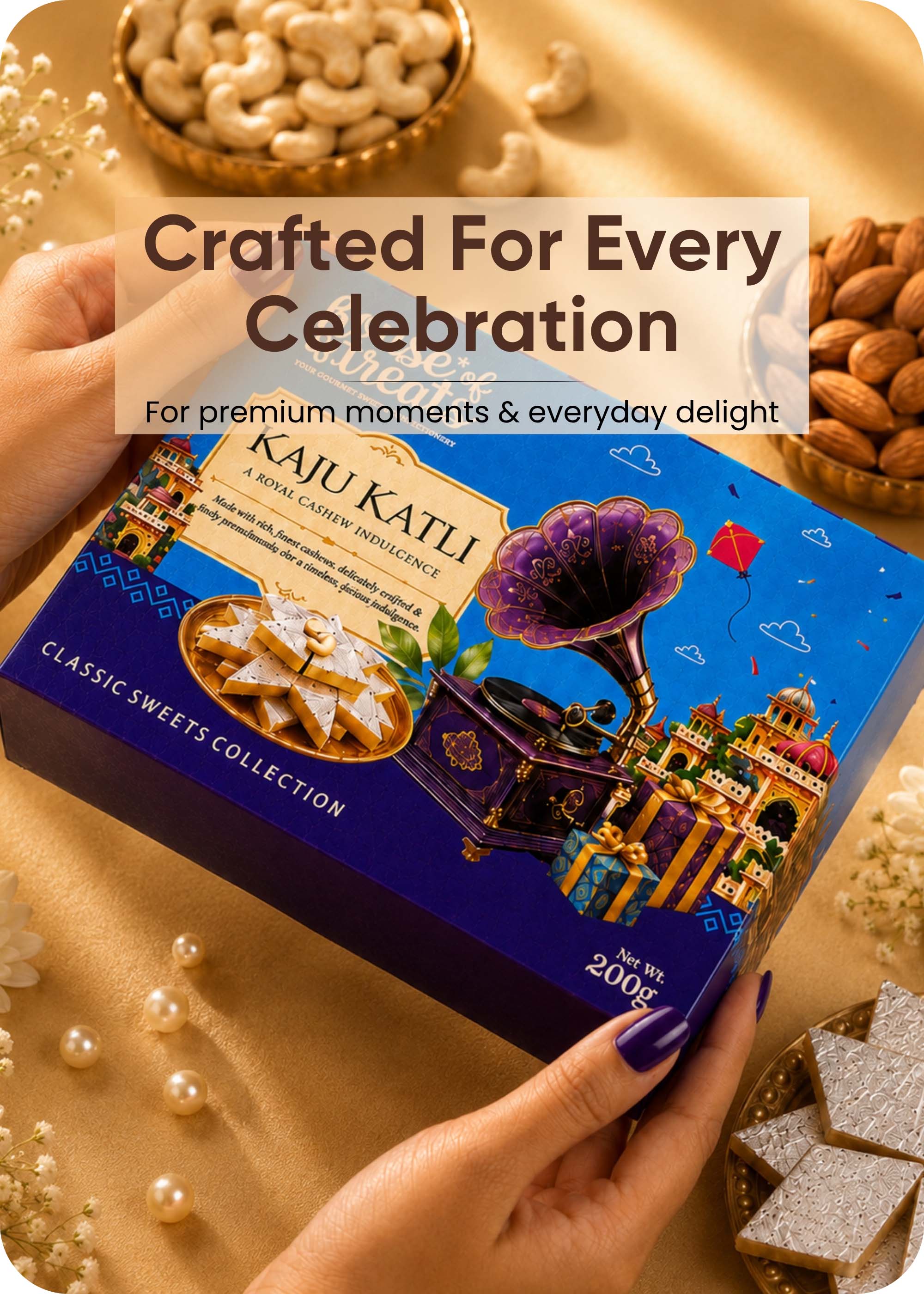 Sweet Celebrations: Kaju Katli with Rakhi