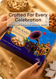 Sweet Celebrations: Kaju Katli with Bhaiya Bhabhi Rakhi Set