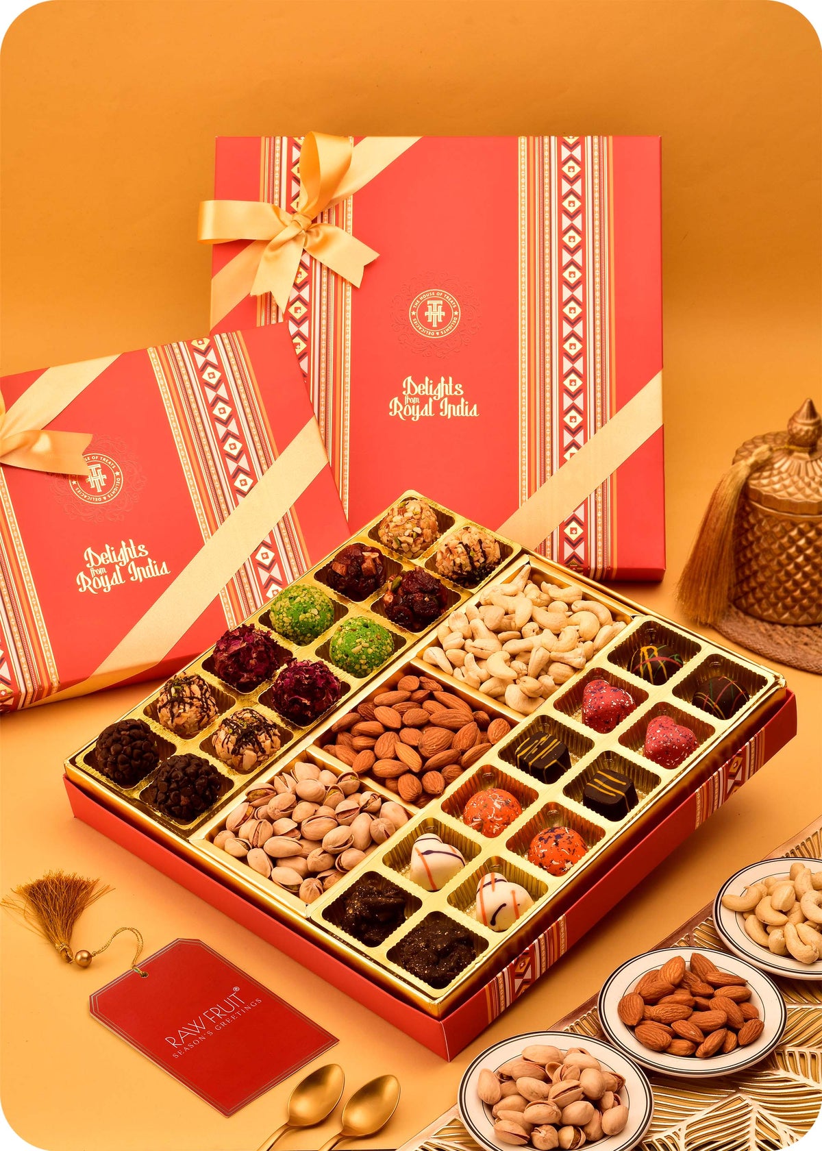Ladoo, Dry Fruits with Chocolate, Sweets Box