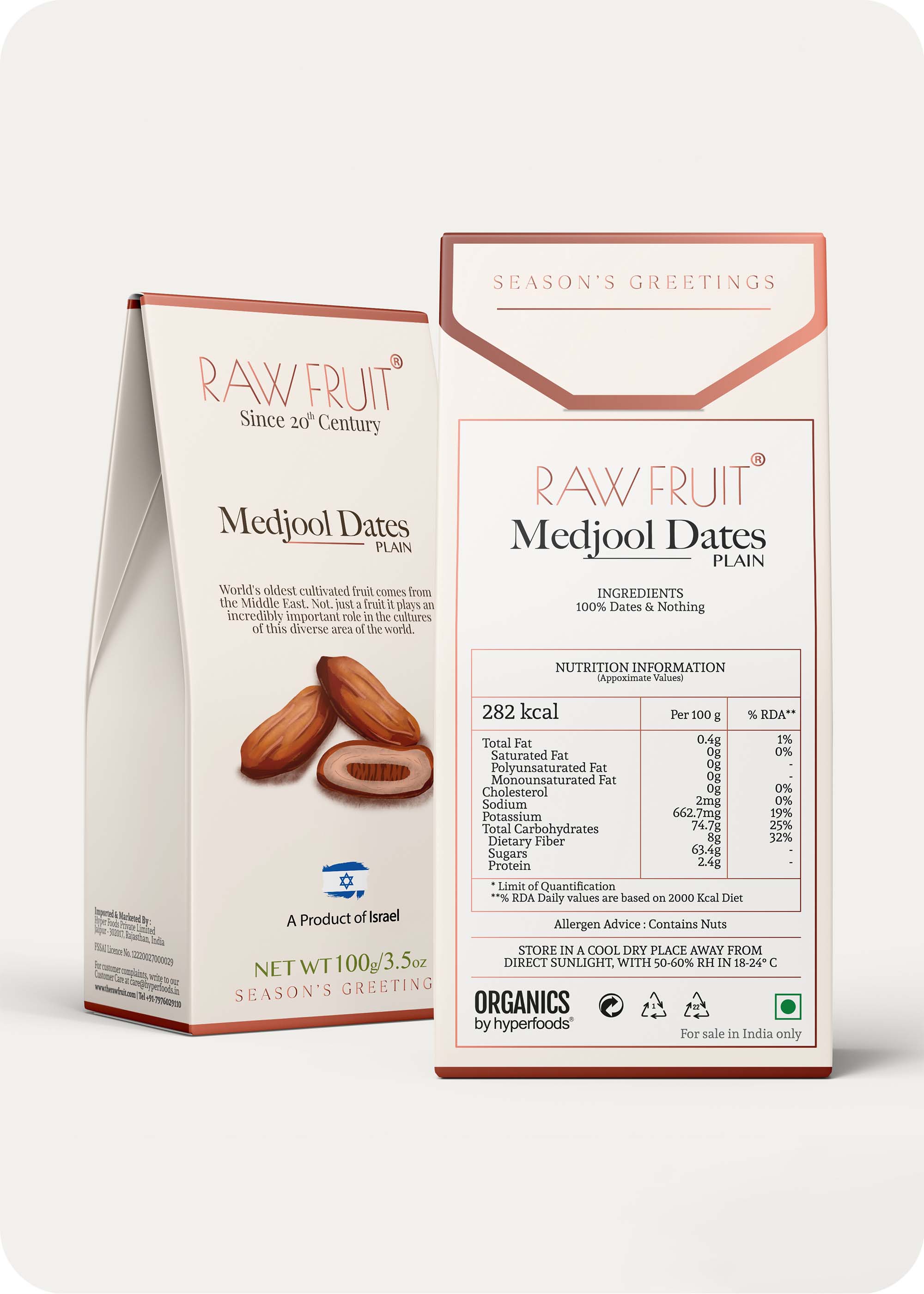 RawFruit® Medjool Dates Pack