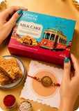 Double Delights : Milk Cake Sweets with Rakhi