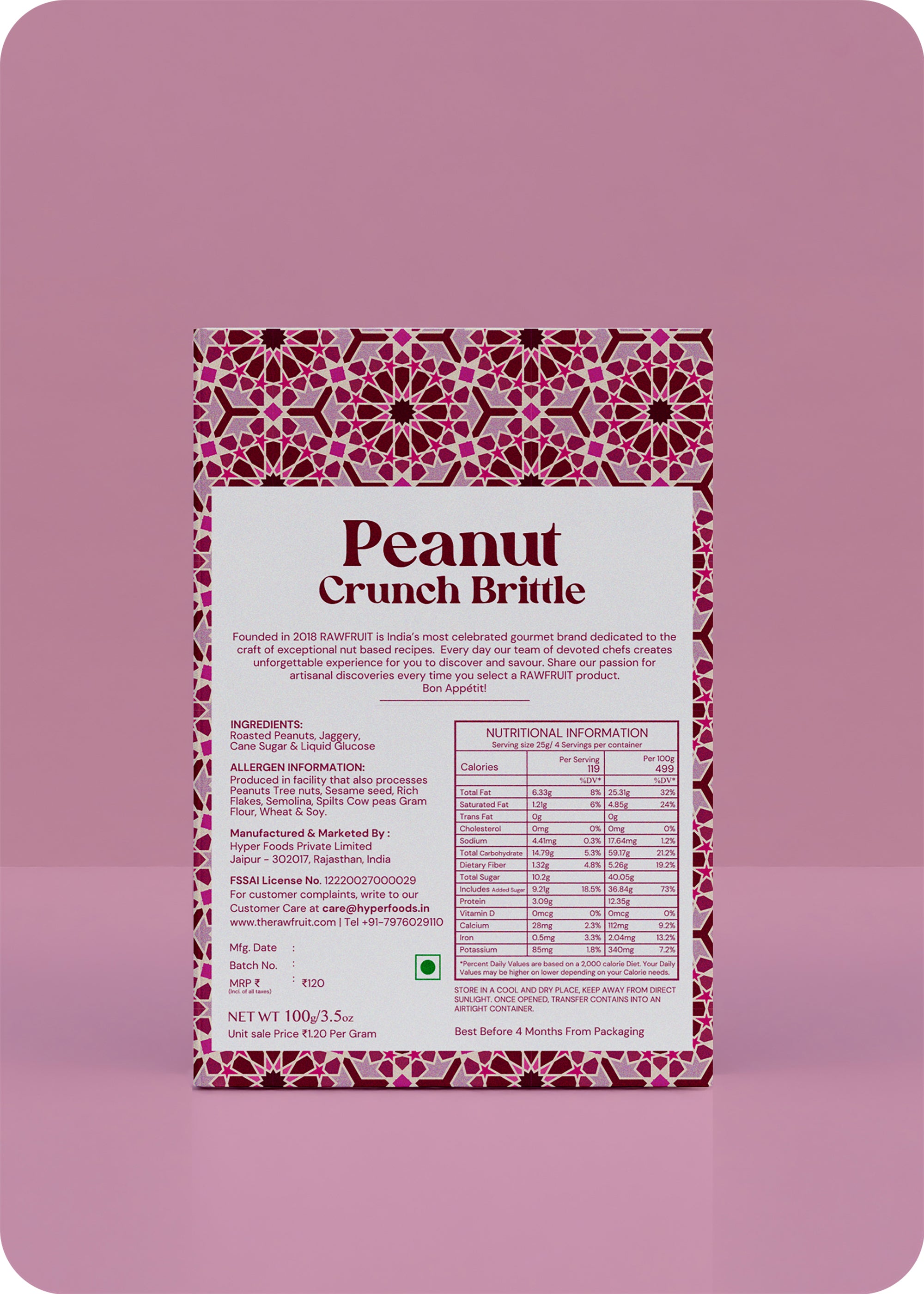 HyperFoods®  Peanut Crunch Brittle Pack of 6