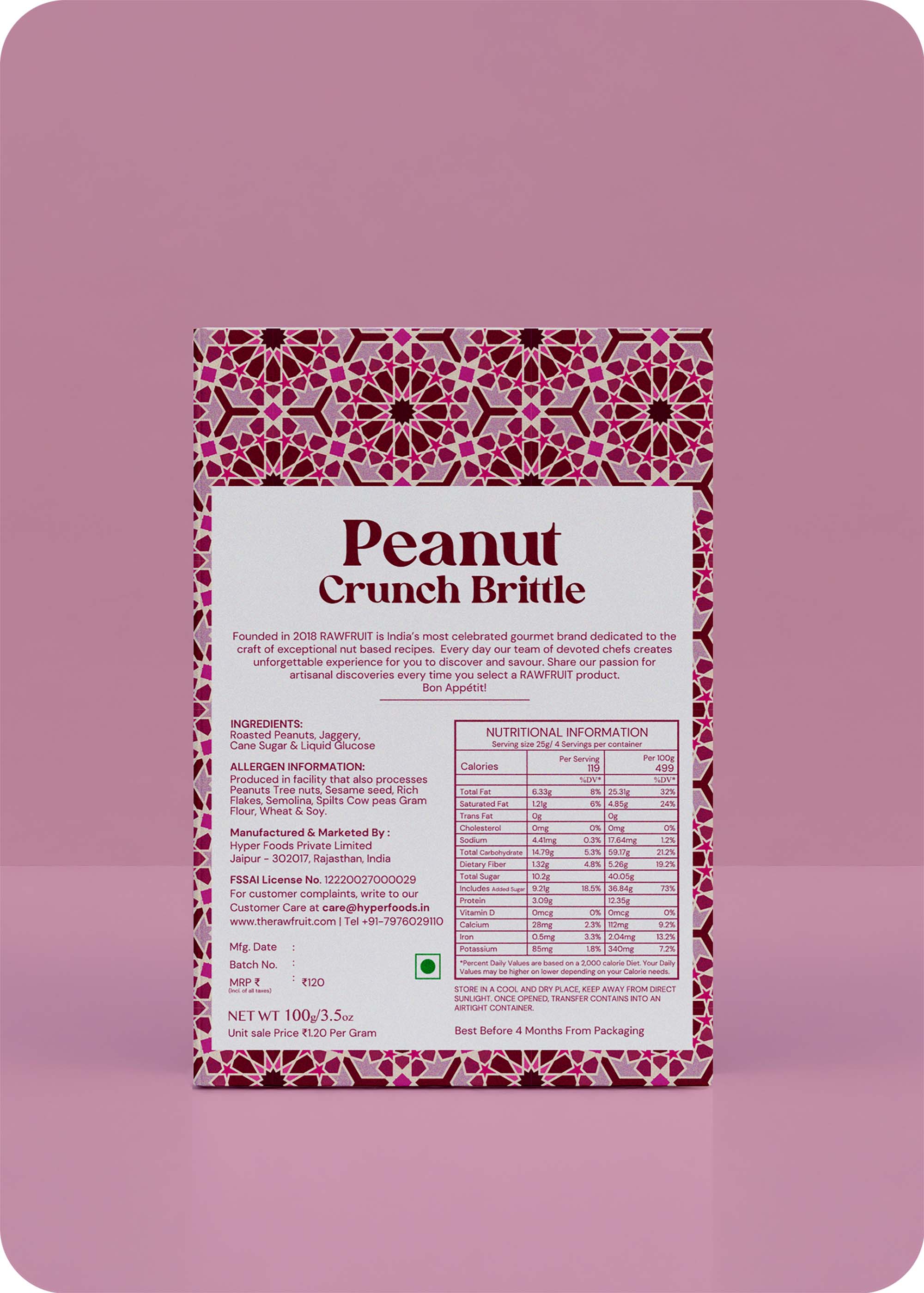 Peanut Crunch Brittle Pack of 2