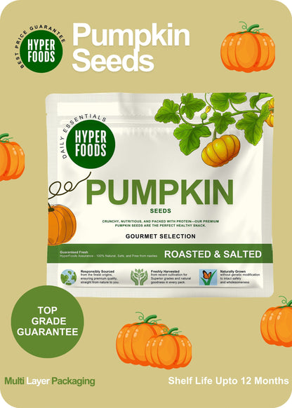 Pumpkin Seeds Resealable Pouch 400gm (200gm x 2 Pack)