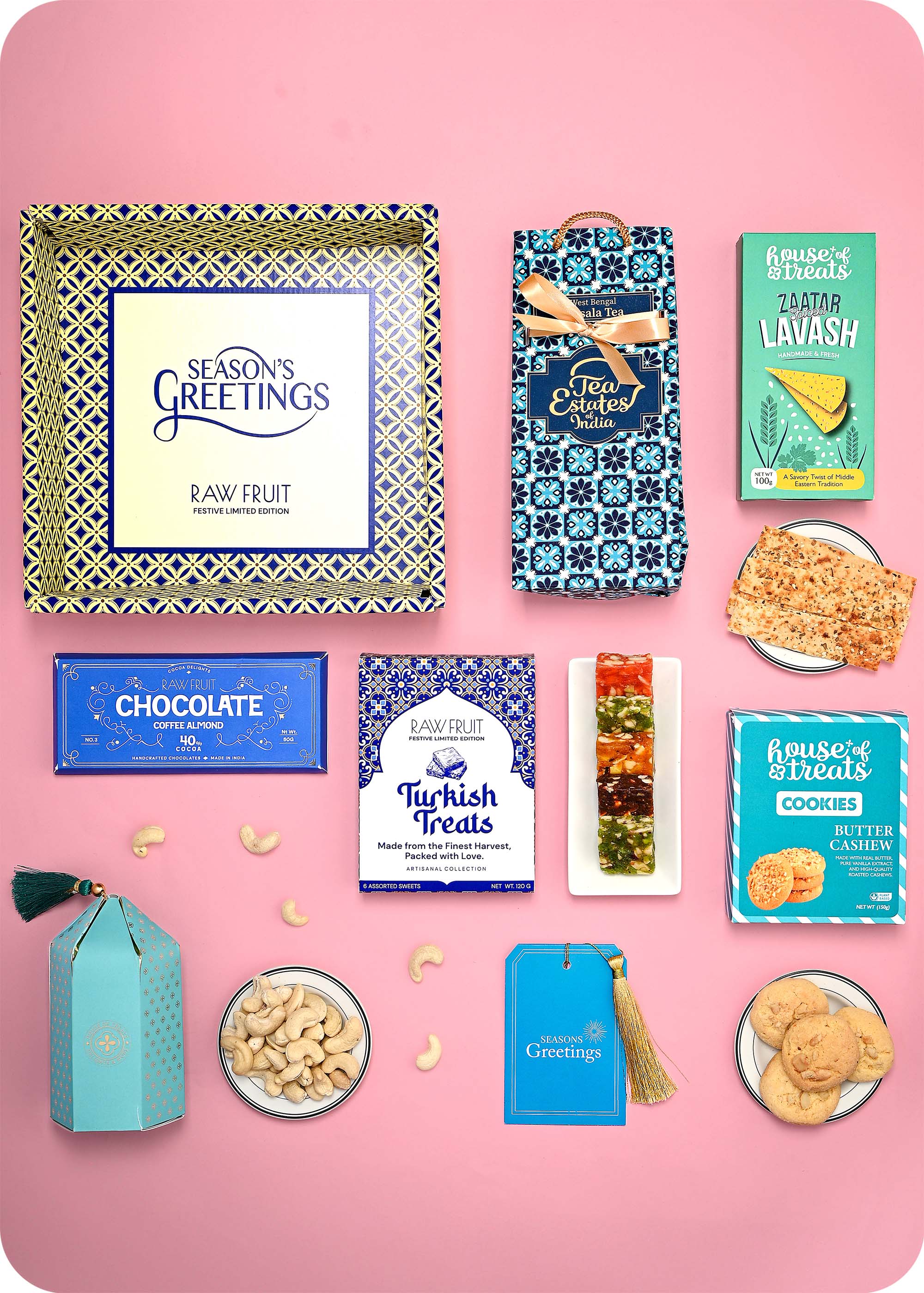 Chcocolate, Snacks & Cookies with Dry Fruits Gift Hamper