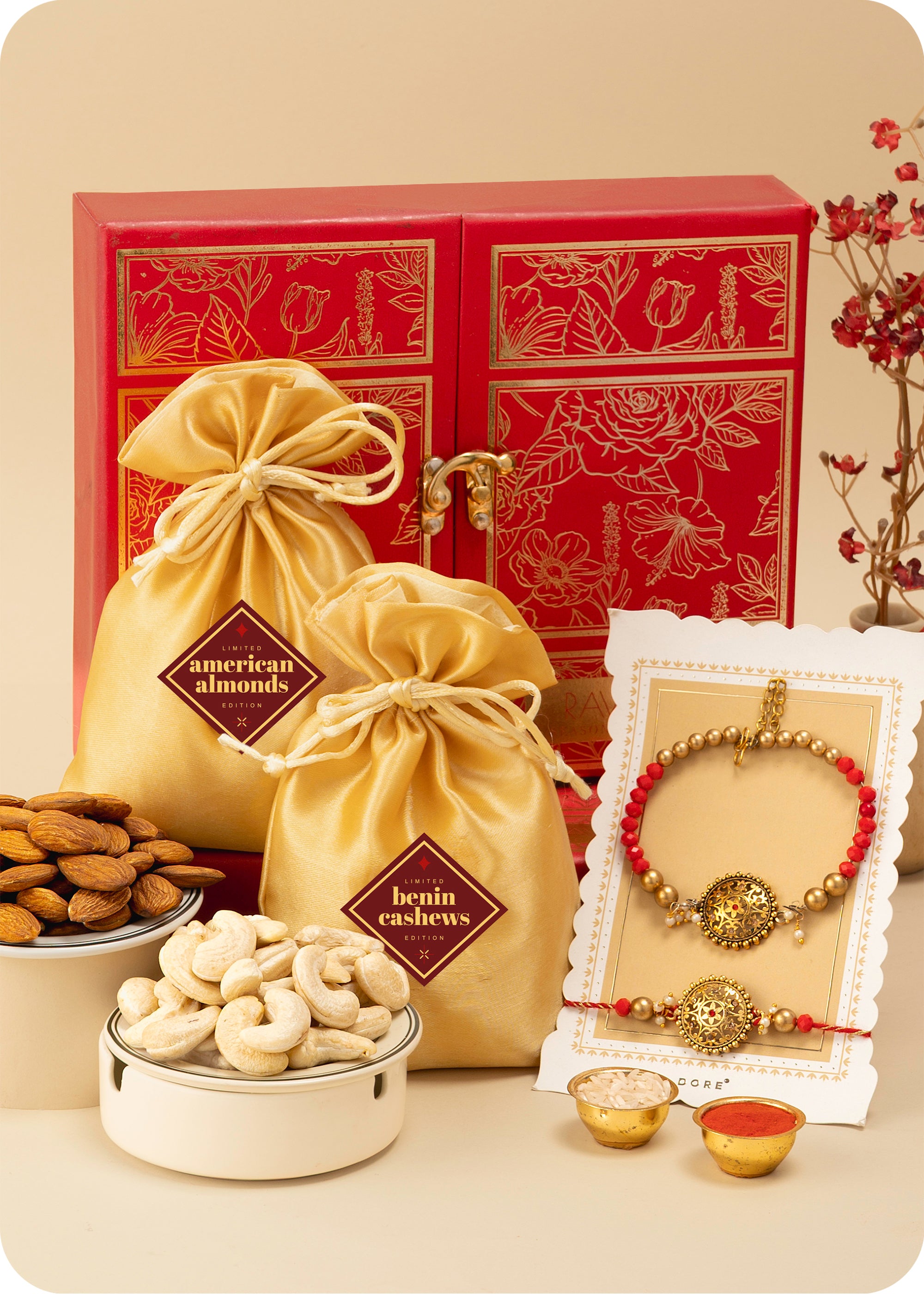 Raksha Bandhan Bliss : Dry Fruits with Rakhi