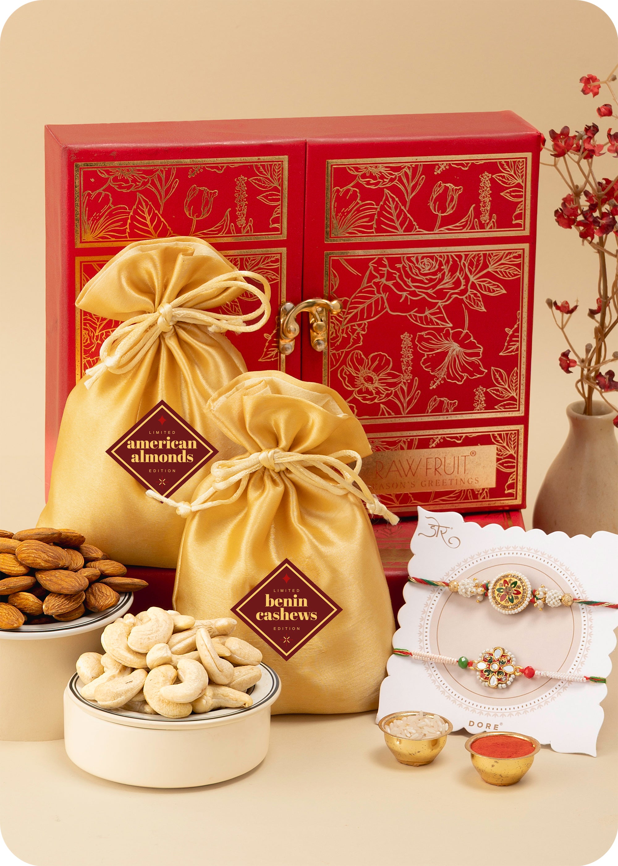 Raksha Bandhan Bliss : Dry Fruits with Rakhi
