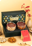 Roasted Dry Fruits Gift Pack including pink salt cashews and pink salt almonds