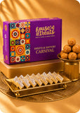 Raksha Bandhan Sweets Gift Pack with Set of 2 Rakhi