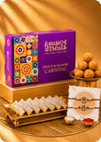 Raksha Bandhan Sweets Gift Pack with Set of 2 Rakhi
