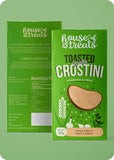 Toasted Garlic Crostini Snacks