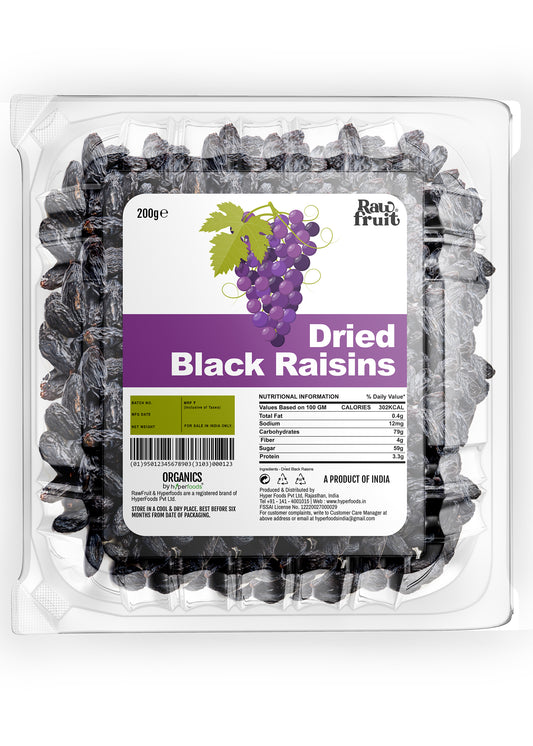 Dried Black Raisins