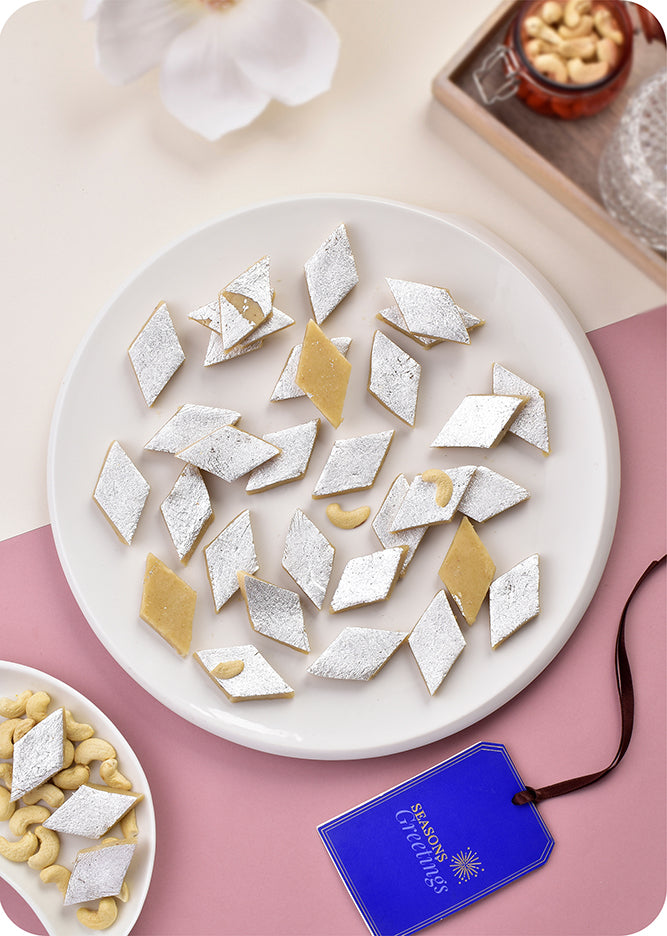 Kaju Katli, Milk Cake Sweets Combo Gift Pack