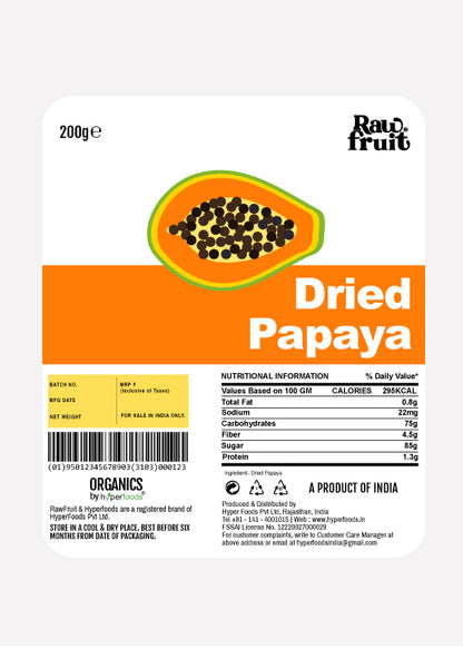 Dried Papaya