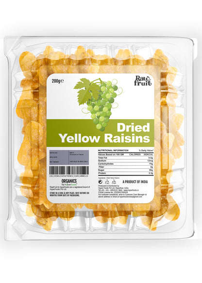 Dried Yellow Raisins
