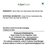HyperFoods RawFruit Diwali gift Dry fruit box | JUMBO BOX-II of 4 Dry fruit gift pack with Apricot Corn Cashew Almond | Diwali Gifts for family and friends Diwali Gift hampers - HyperFoods.in