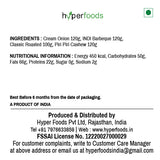 HyperFoods RawFruit Diwali gift Dry fruit box | Roasted Cashew Box of 4 Dry fruit gift pack with INDI BBQ Cashew PIRI PIRI Cashew | Diwali Gifts for family and friends Diwali Gift hampers - HyperFoods.in