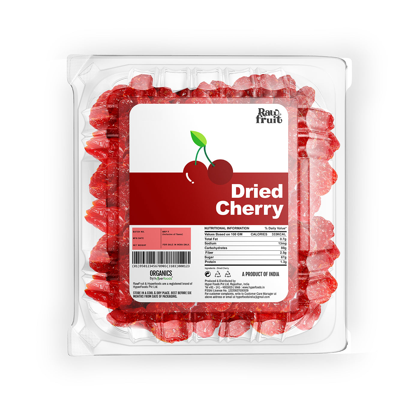 Raw Fruit Dried Cranberry